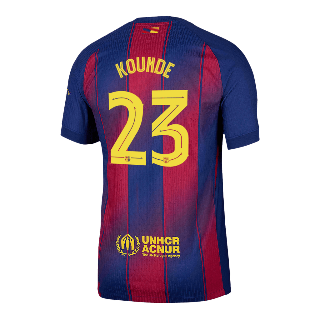 Barcelona Heimtrikot 2025/26 Spieler-Version KOUNDE #23 UCL