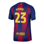 Barcelona Heimtrikot 2025/26 Spieler-Version KOUNDE #23 UCL