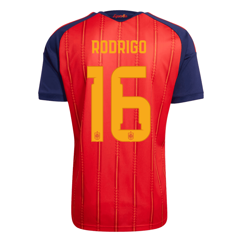 Spain Heimtrikot 2026 Spieler-Version RODRIGO #16