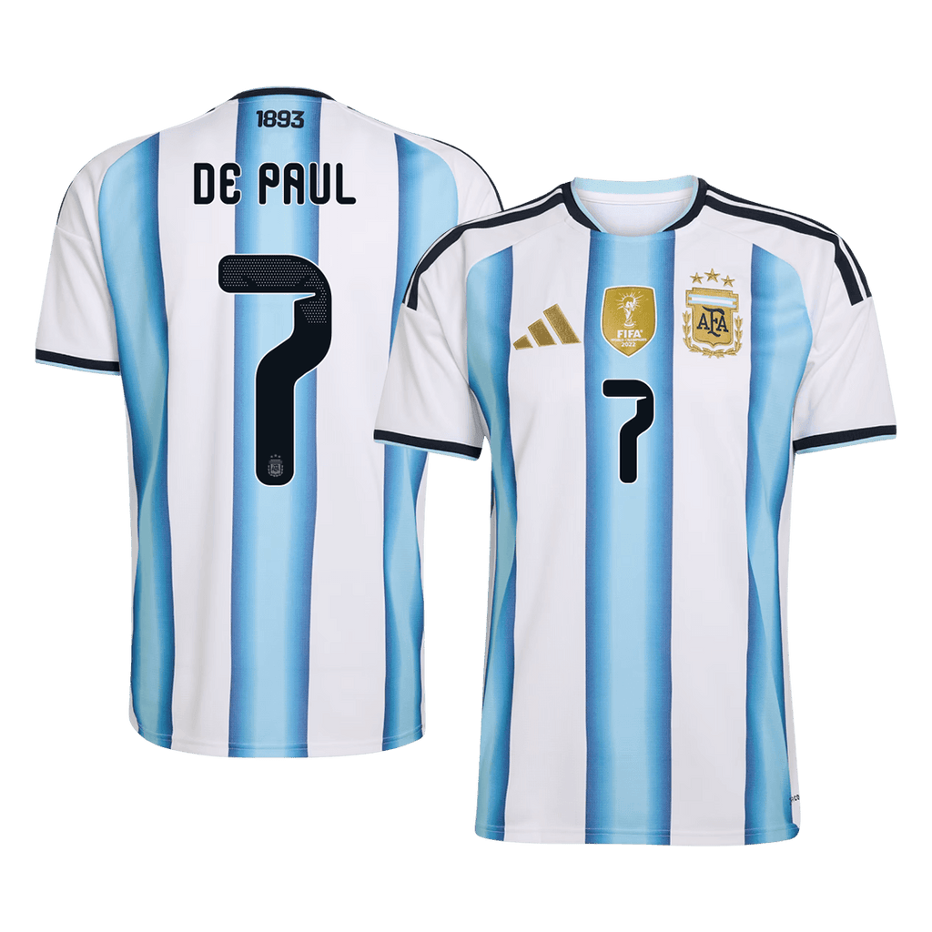Argentinien Heimtrikot 2026 Fan-Version DE PAUL #7