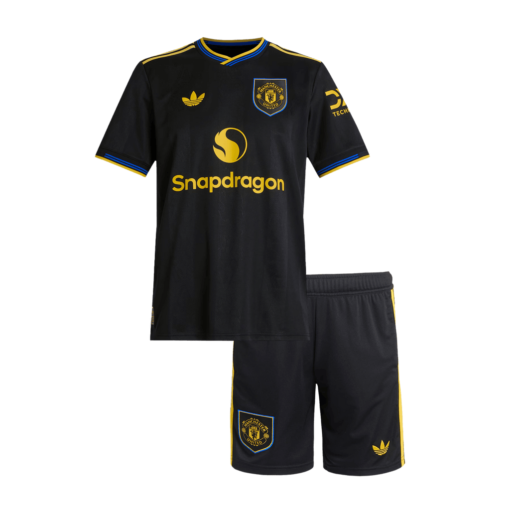 Manchester United Kinder Ausweichtrikot 2-teilig Set 2025/26