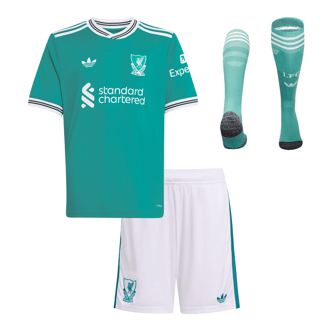 Liverpool Kinder Ausweichtrikot 3-teilig Set 2025/26