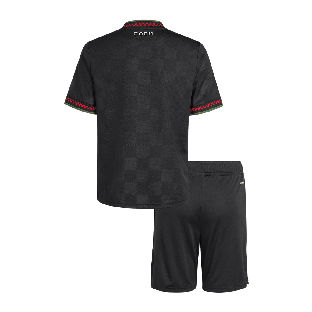 Bayern München Kinder Ausweichtrikot 2-teilig Set 2025/26