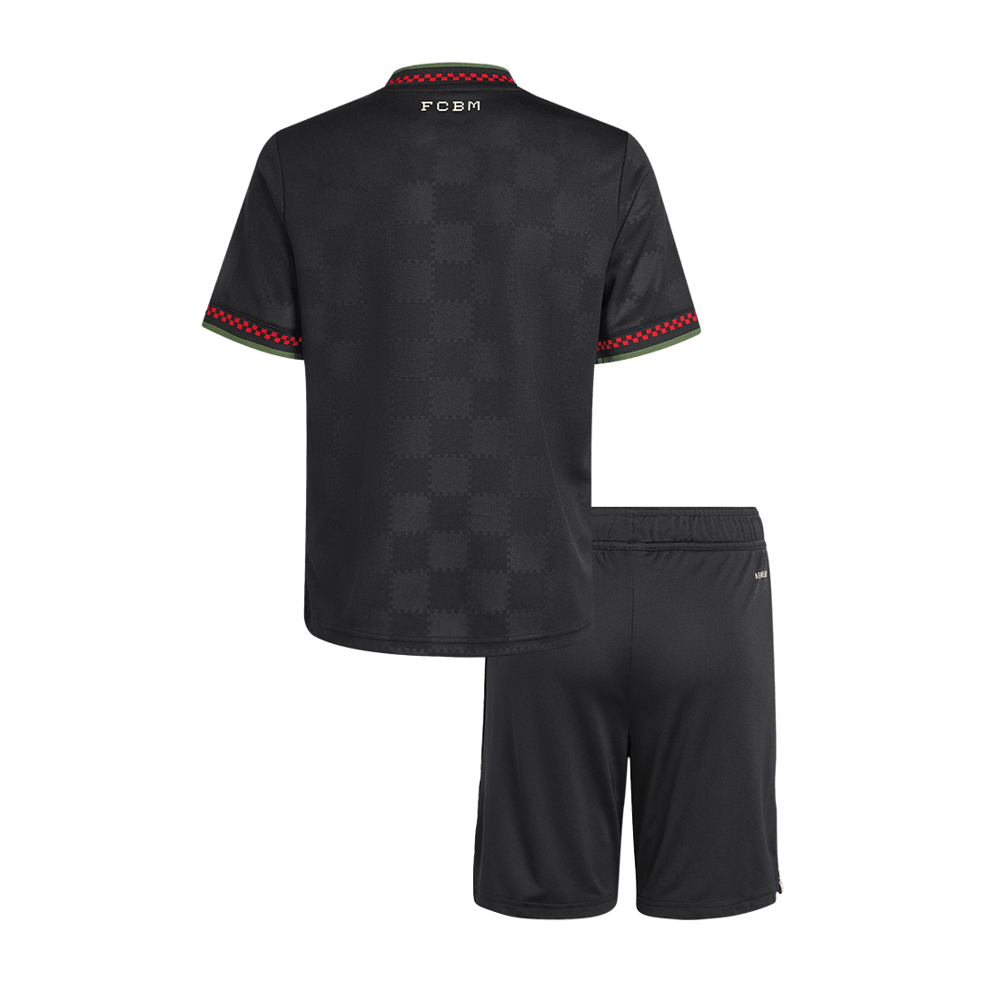 Bayern München Kinder Ausweichtrikot 2-teilig Set 2025/26