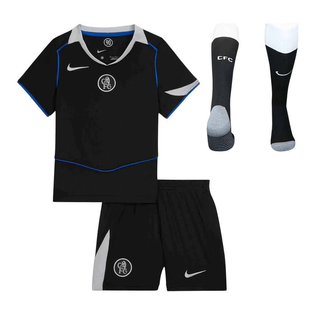 Chelsea Kinder Ausweichtrikot 3-teilig Set 2025/26