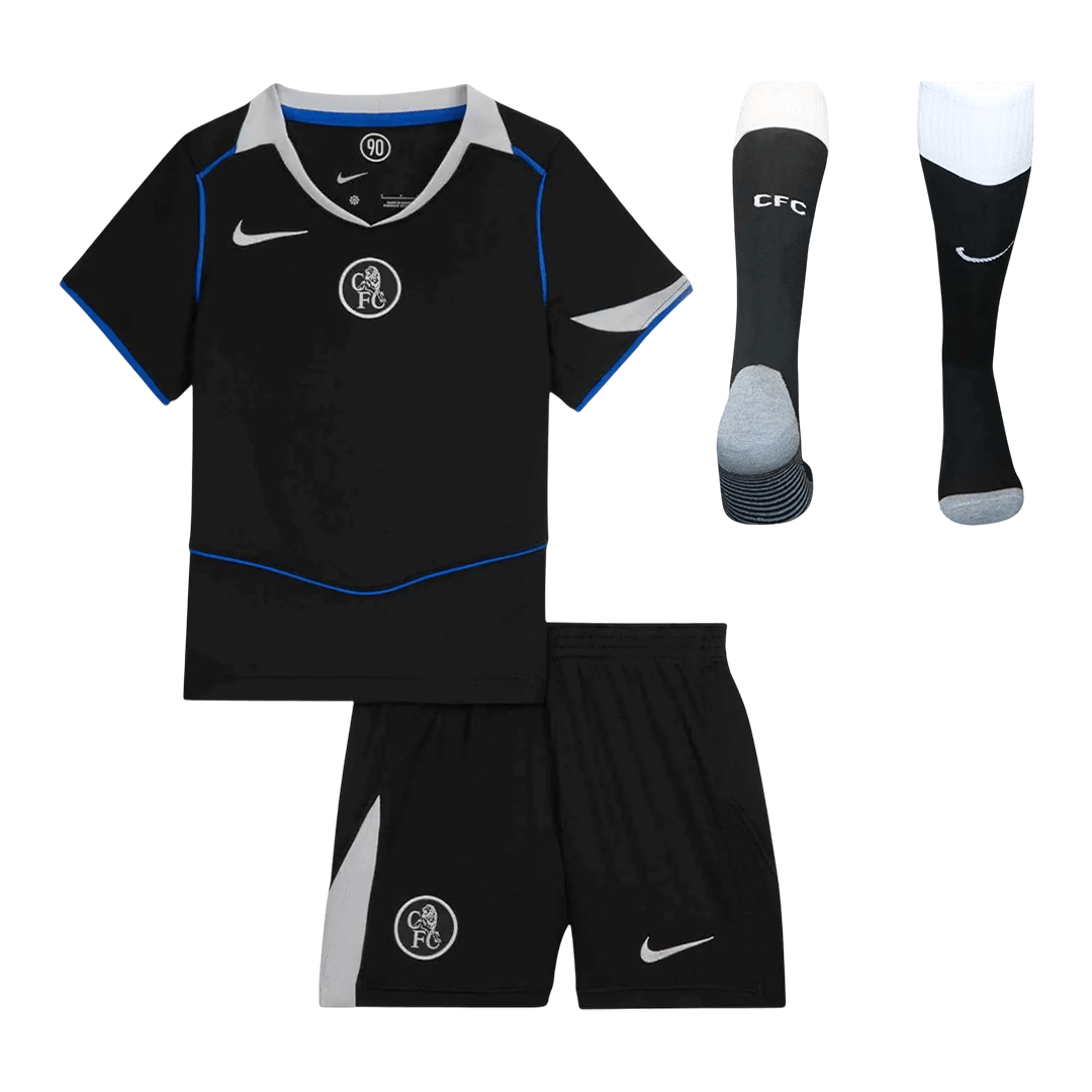 Chelsea Kinder Ausweichtrikot 3-teilig Set 2025/26