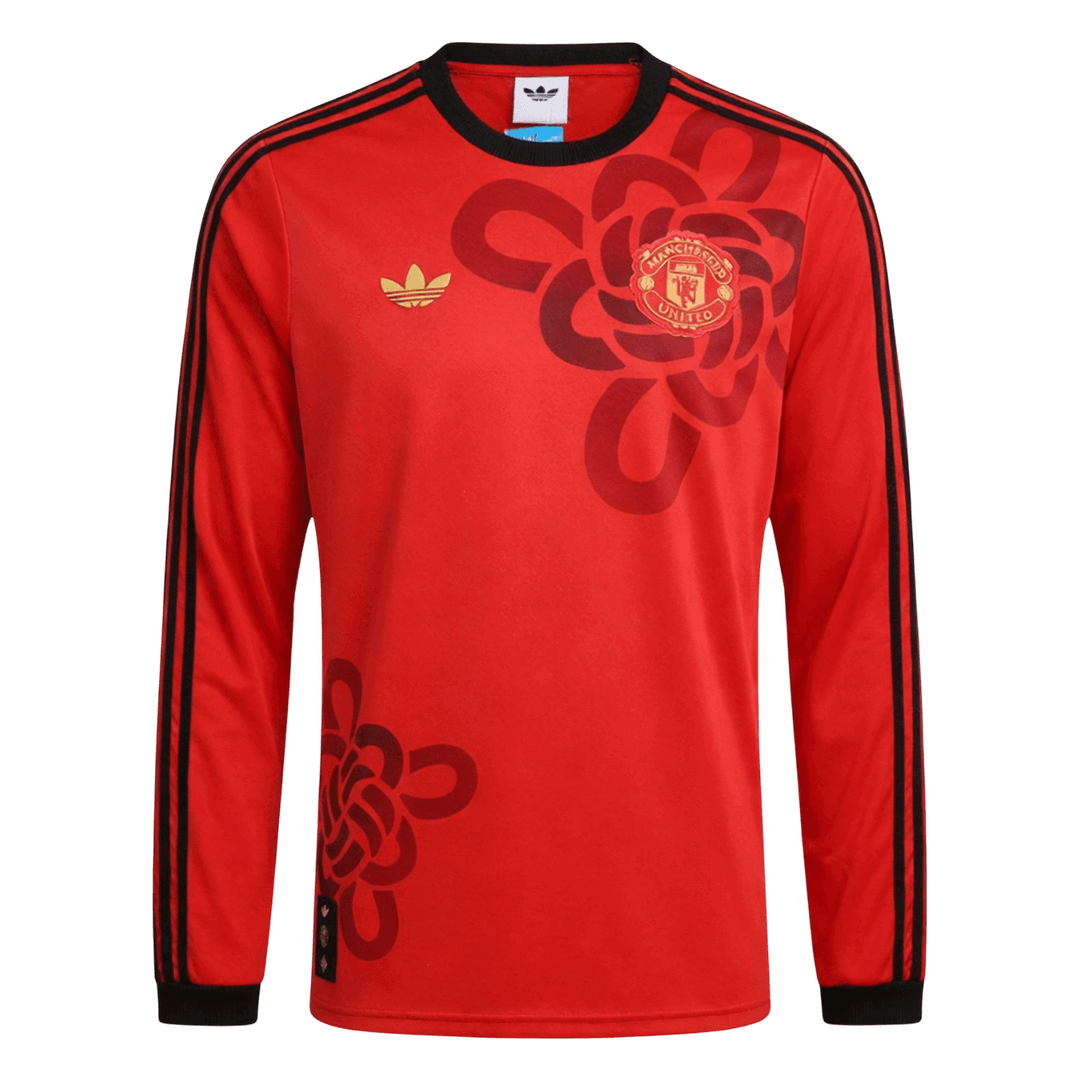 Manchester United Langarm 2025/26 Fan-Version