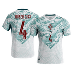 Portugal Auswärtstrikot 2026 Fan-Version RÚBEN DIAS #4