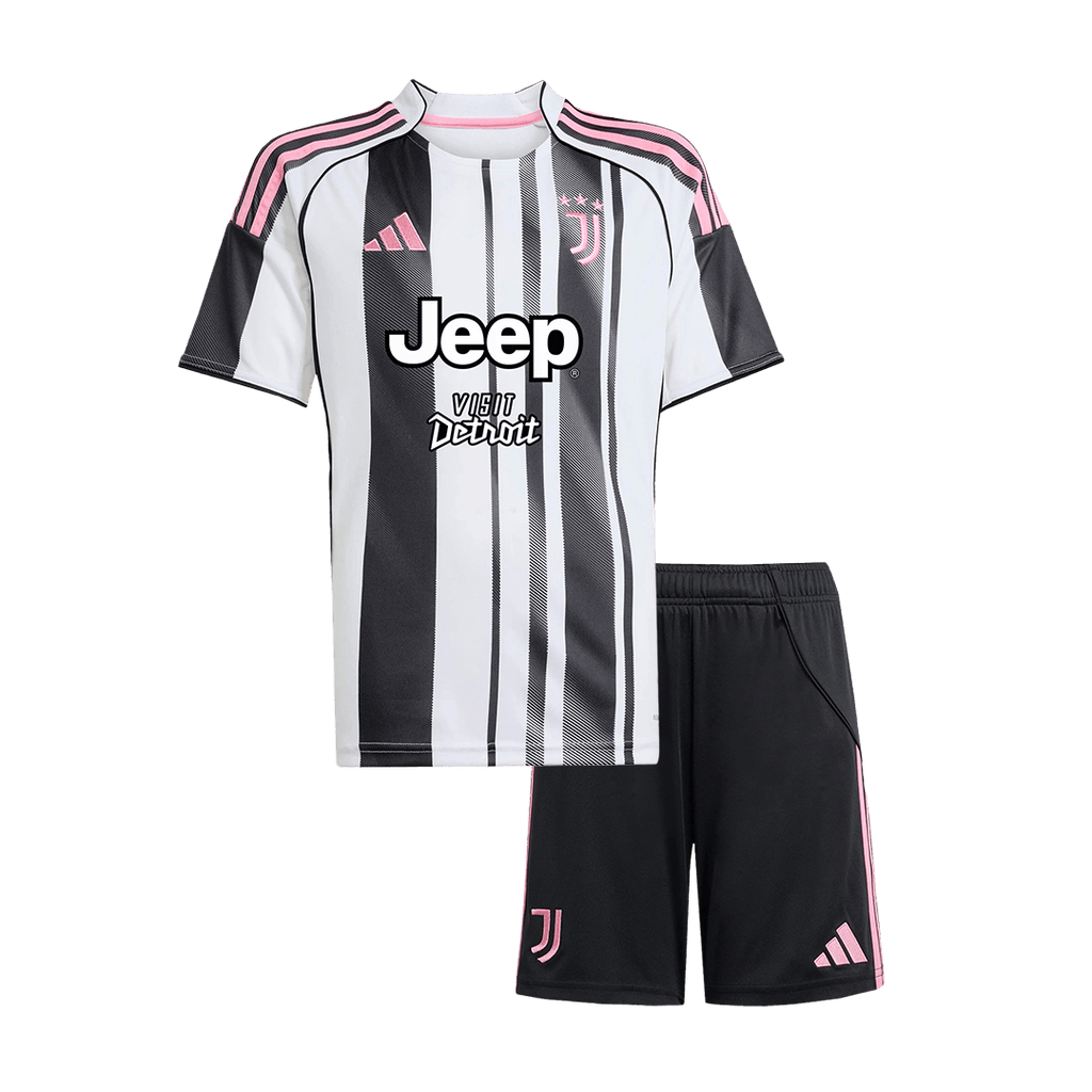Juventus Kinder Heimtrikot 2-teilig Set 2025/26