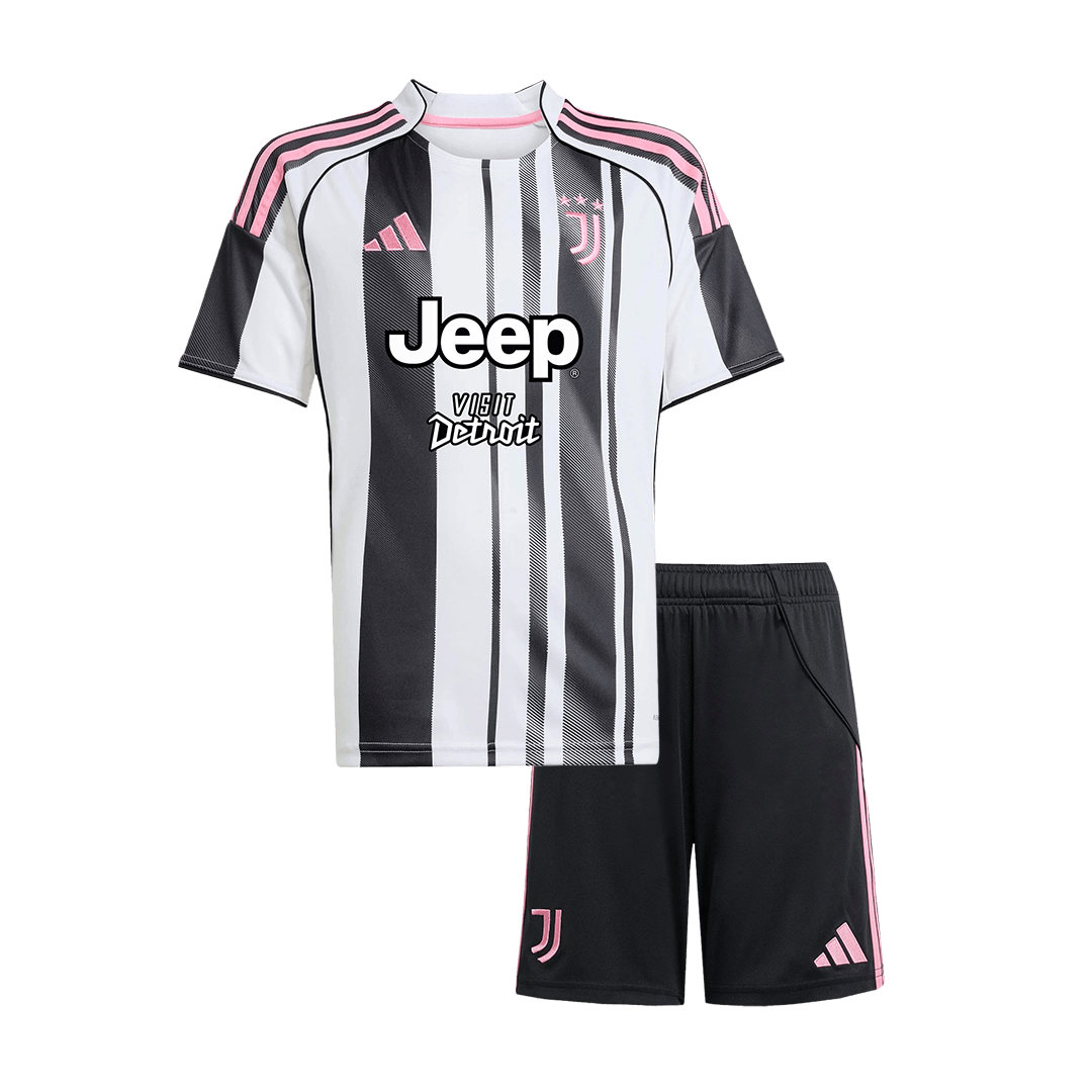 Juventus Kinder Heimtrikot 2-teilig Set 2025/26