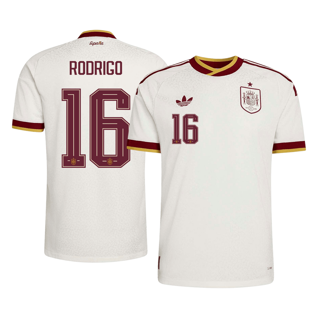 Spain Auswärtstrikot 2026 Spieler-Version RODRIGO #16