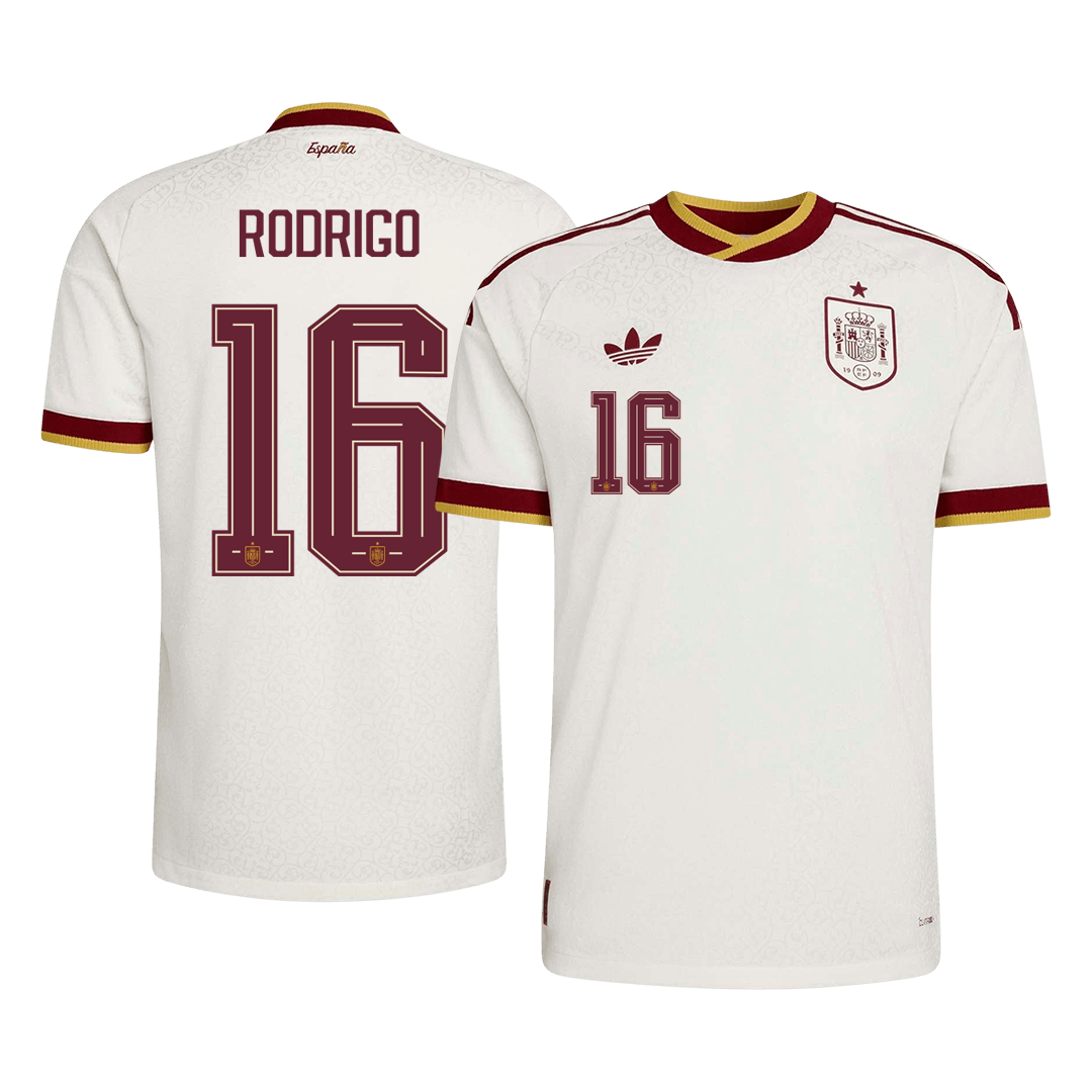 Spain Auswärtstrikot 2026 Spieler-Version RODRIGO #16
