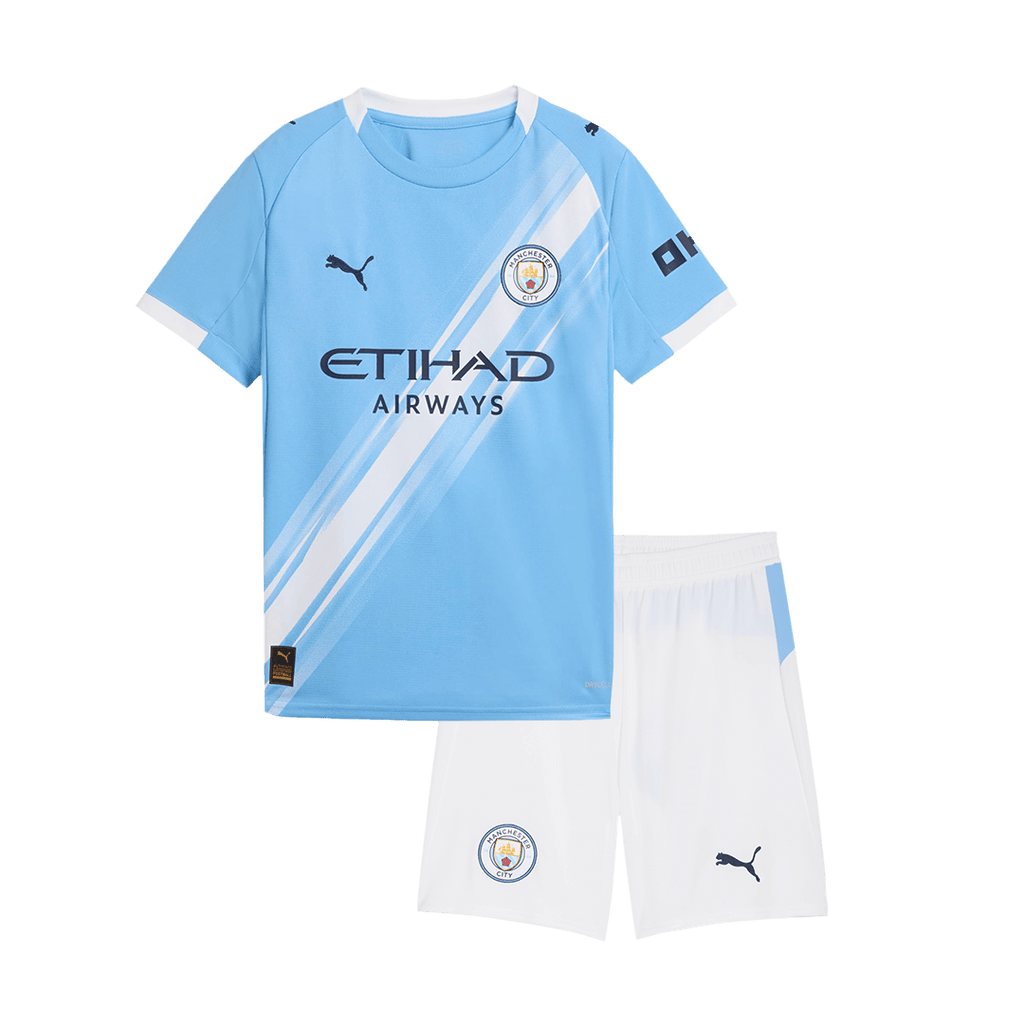 Manchester City Kinder Heimtrikot 2-teilig Set 2025/26