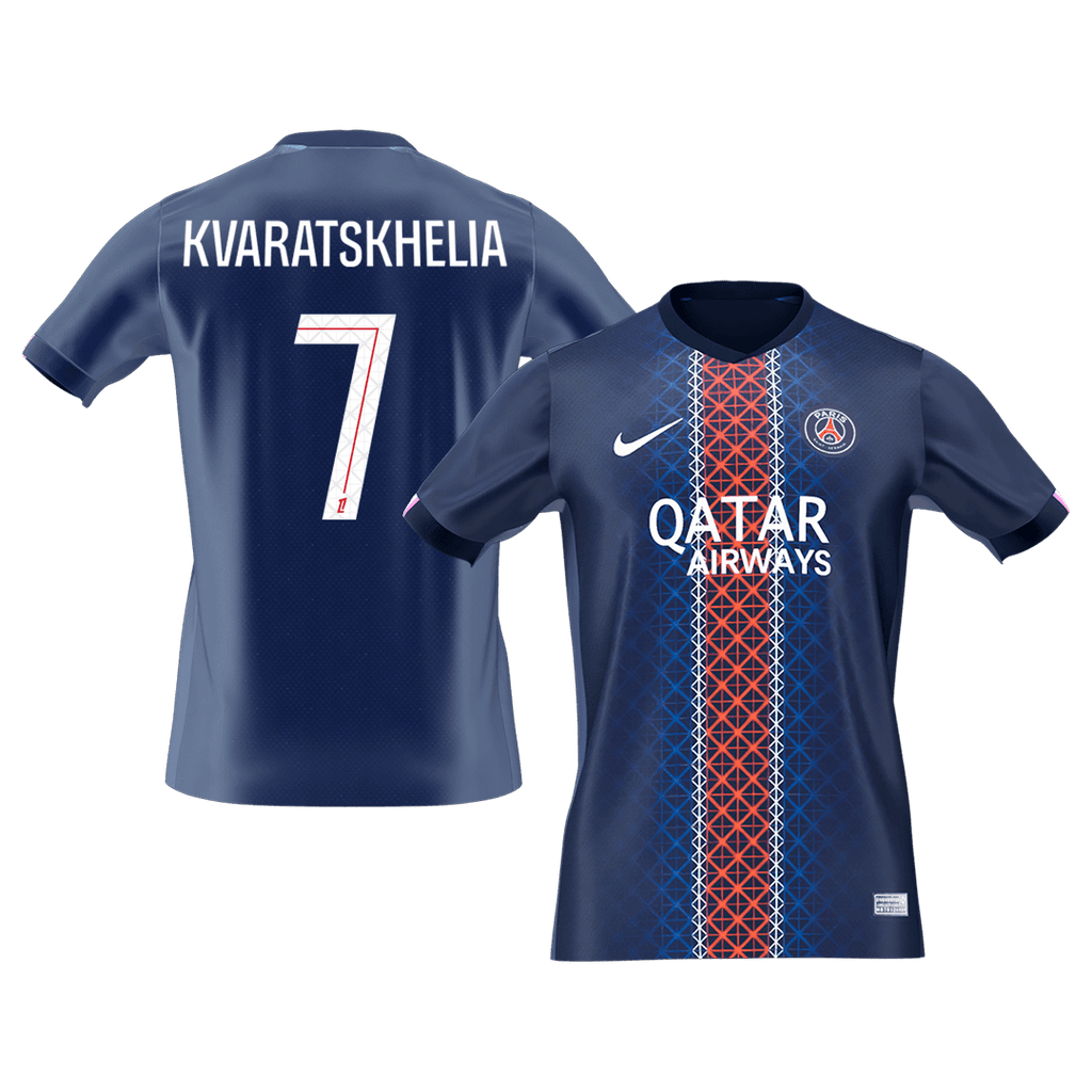 PSG Heimtrikot 2025/26 Fan-Version KVARATSKHELIA #7