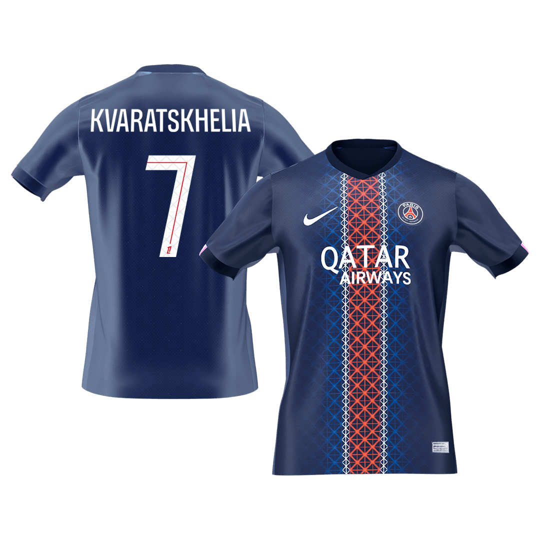 PSG Heimtrikot 2025/26 Fan-Version KVARATSKHELIA #7