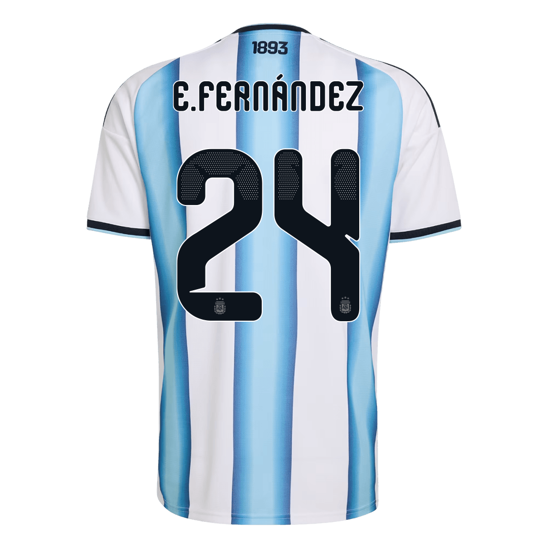 Argentinien Heimtrikot 2026 Fan-Version E. FERNÁNDEZ #24