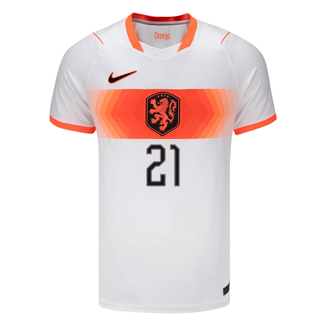 Netherlands Auswärtstrikot 2026 Fan-Version F.DE JONG #21