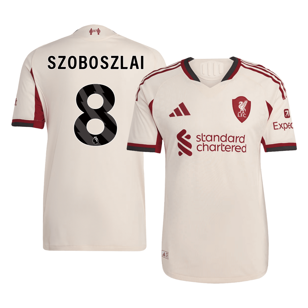 Liverpool Auswärtstrikot 2025/26 Spieler-Version SZOBOSZLAI #8