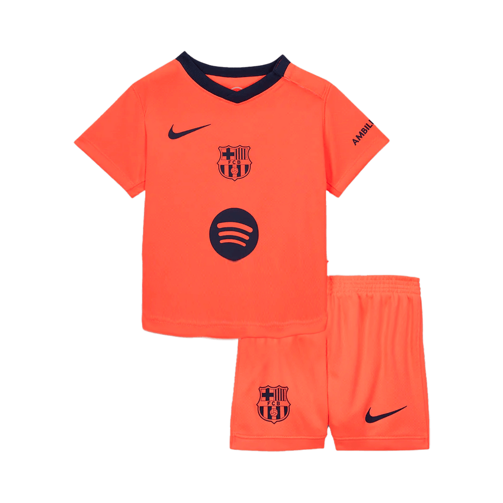 Barcelona Kinder Ausweichtrikot 2-teilig Set 2025/26
