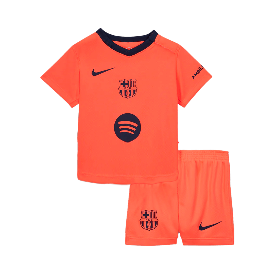 Barcelona Kinder Ausweichtrikot 2-teilig Set 2025/26
