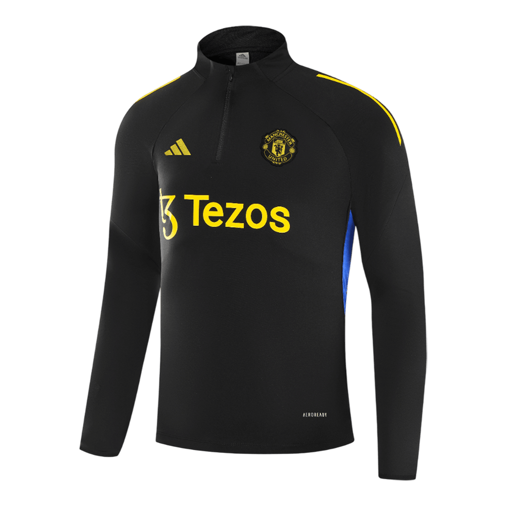 Manchester United Kinder Trainingsanzug 2025/26 Schwarz