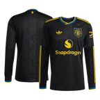 Manchester United Ausweichtrikot Langarm 2025/26 Fan-Version