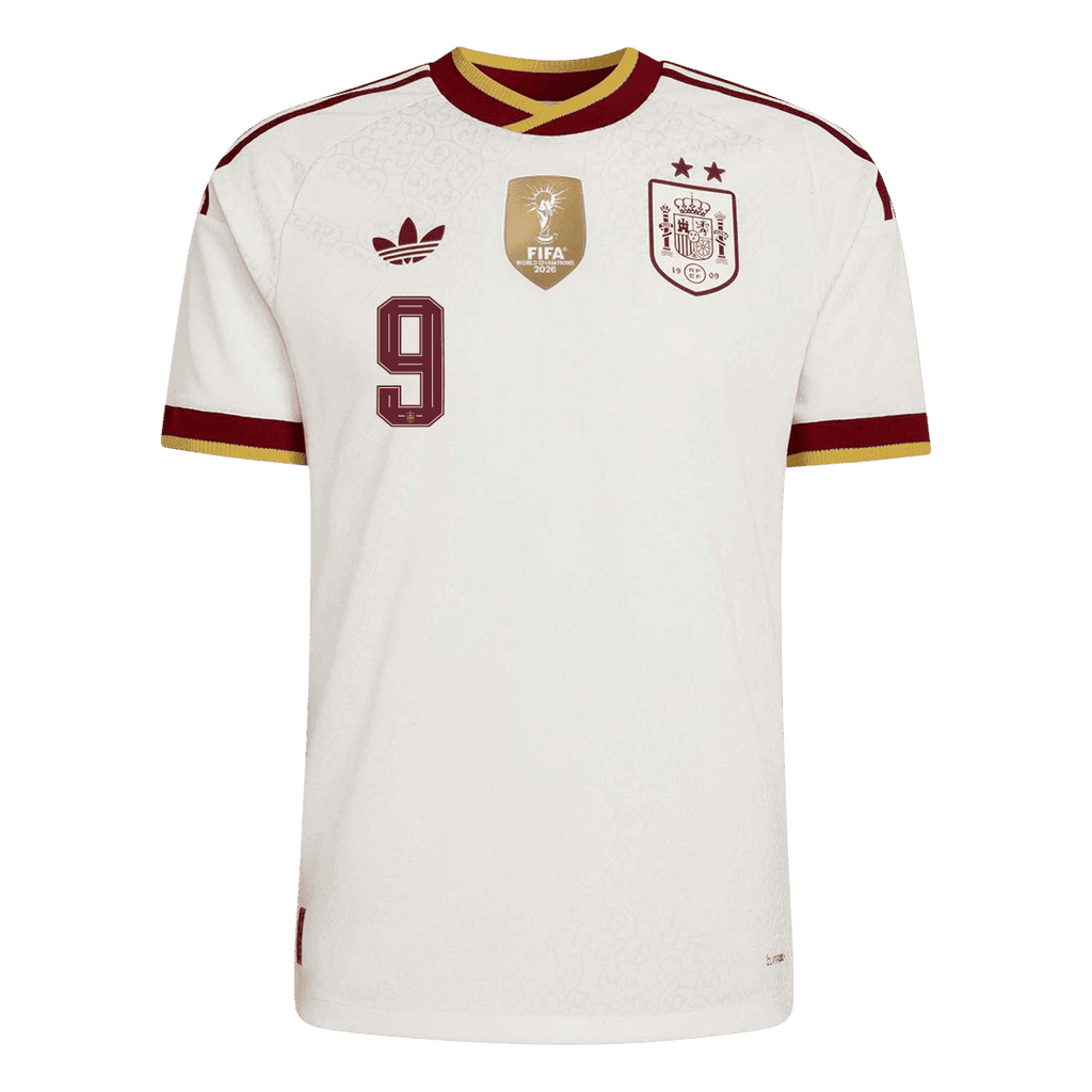 Spain Auswärtstrikot 2026 Spieler-Version GAVI #9