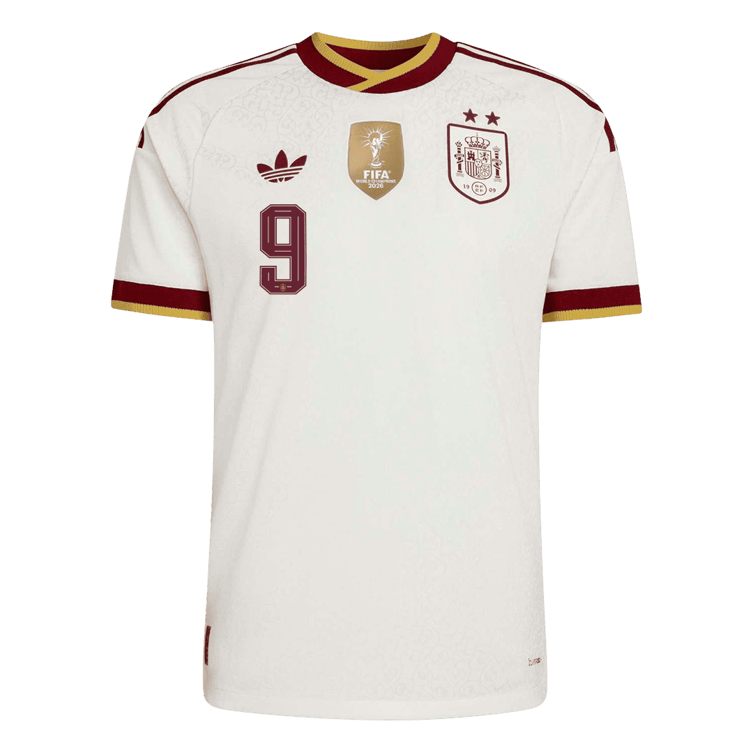 Spain Auswärtstrikot 2026 Spieler-Version GAVI #9