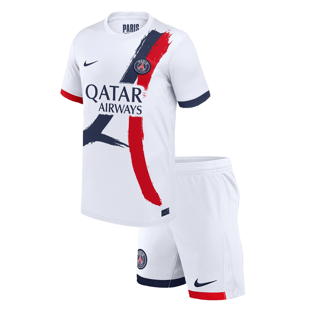 PSG Kinder Auswärtstrikot 2-teilig Set 2024/25