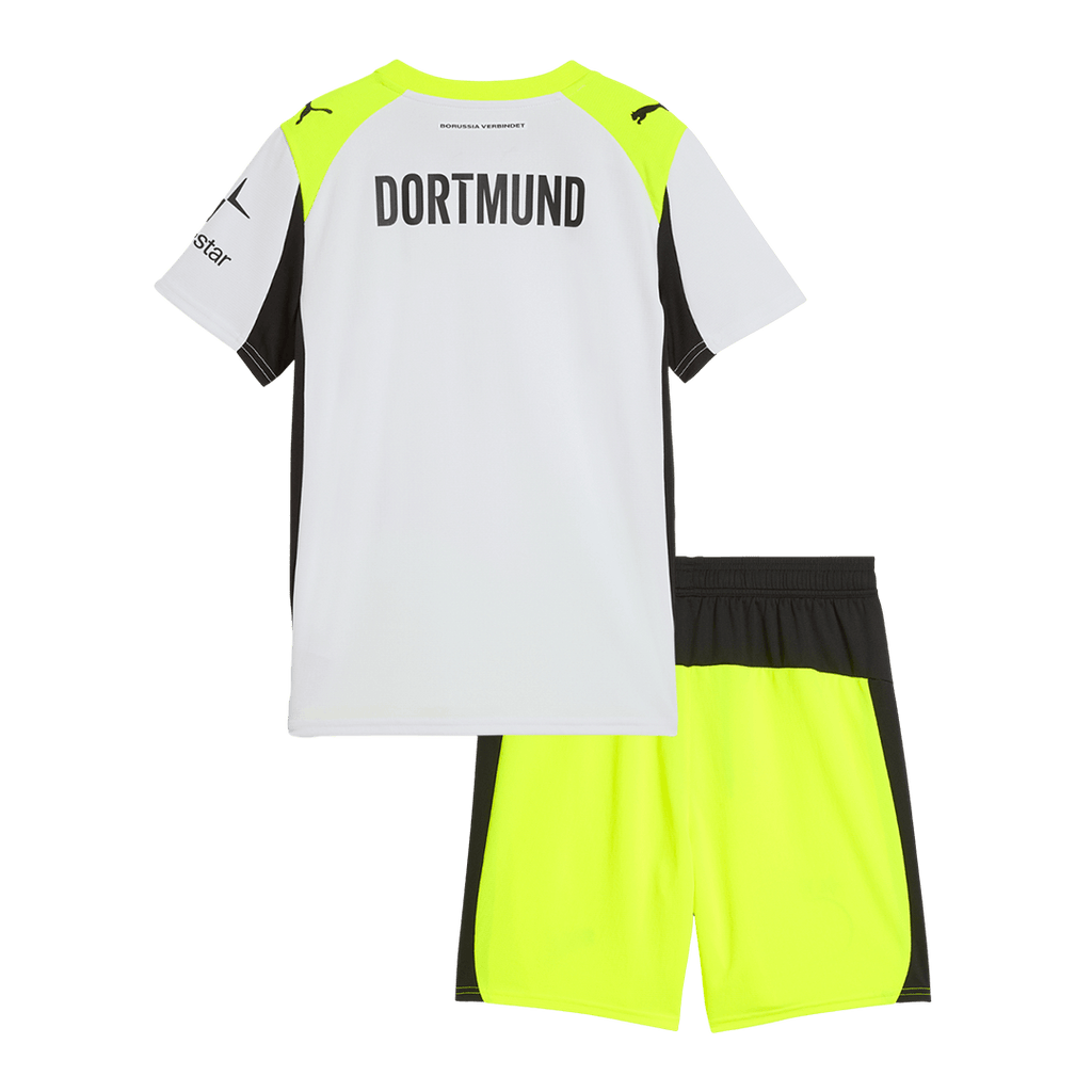 Dortmund Kinder Auswärtstrikot 2-teilig Set 2025/26
