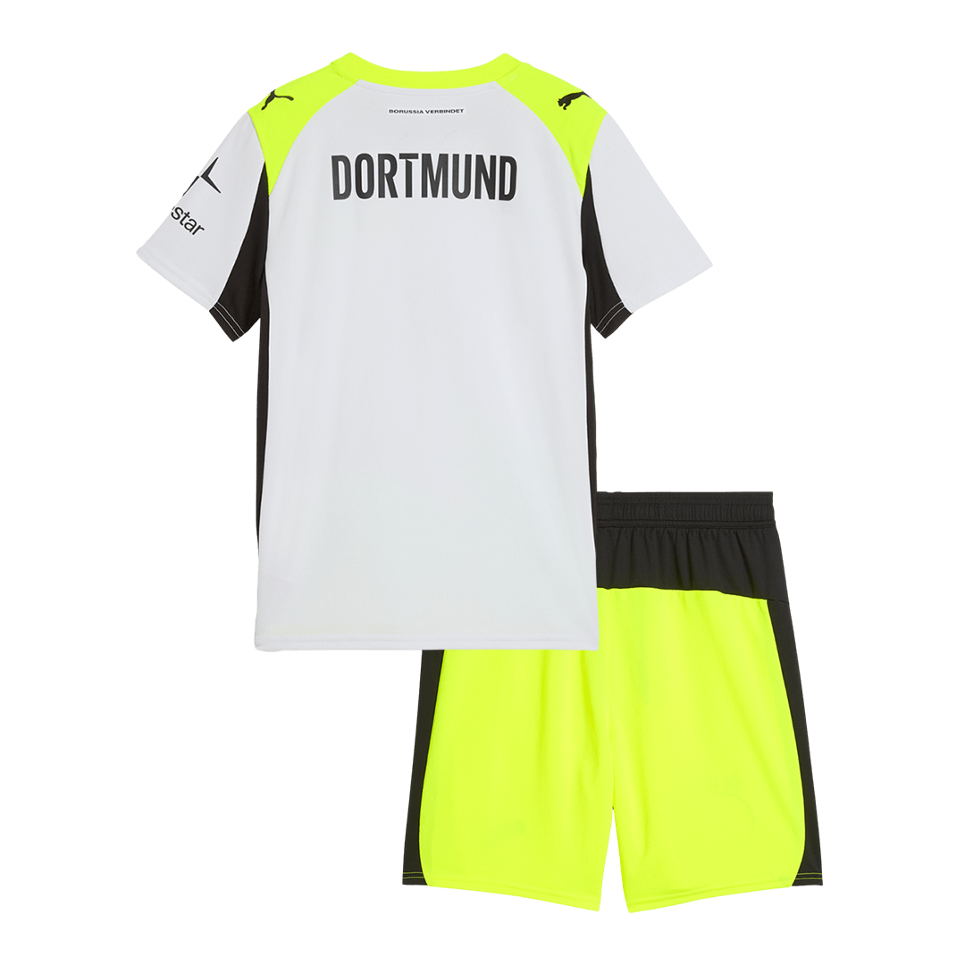 Dortmund Kinder Auswärtstrikot 2-teilig Set 2025/26