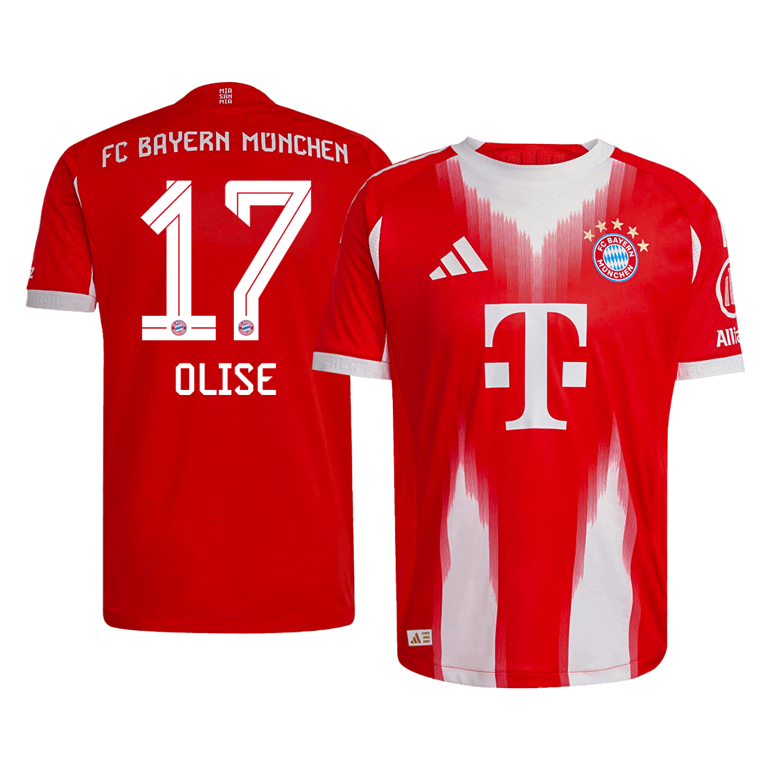 Bayern München Heimtrikot 2025/26 Spieler-Version OLISE #17