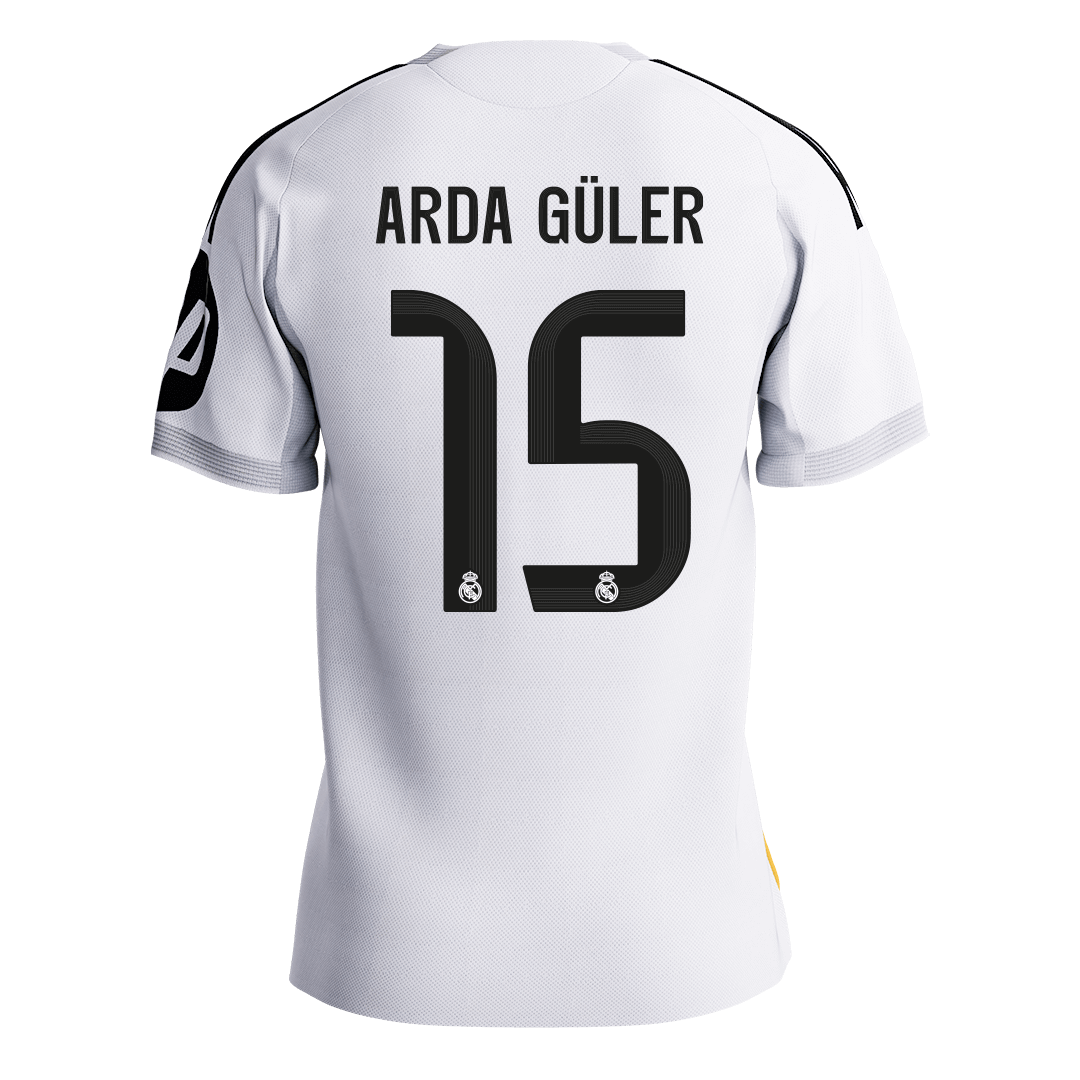Real Madrid Heimtrikot 2025/26 Spieler-Version ARDA GÜLER #15