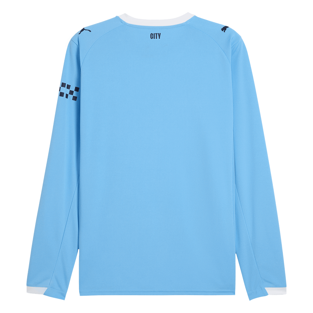 Manchester City Heimtrikot Langarm 2025/26 Fan-Version