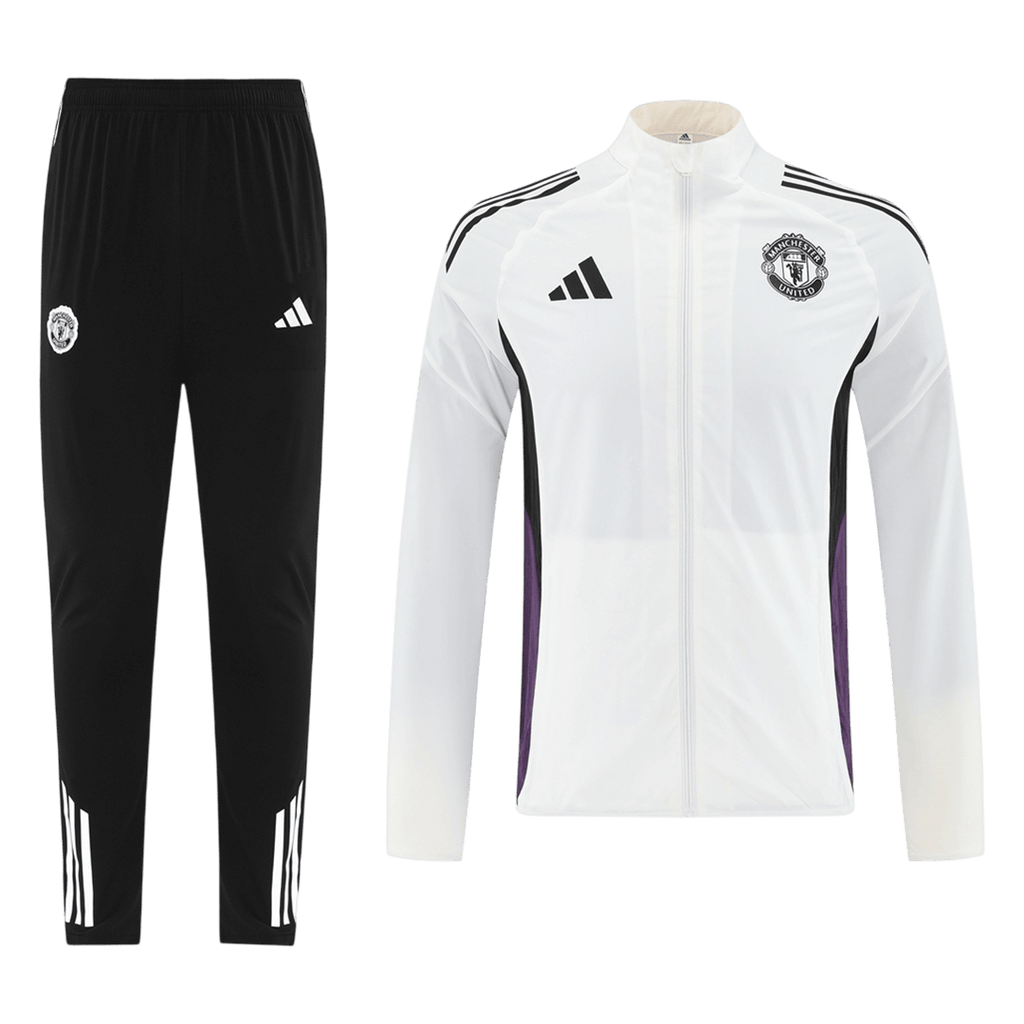 Manchester United Trainingsjacke Set 2025/26 Weiß