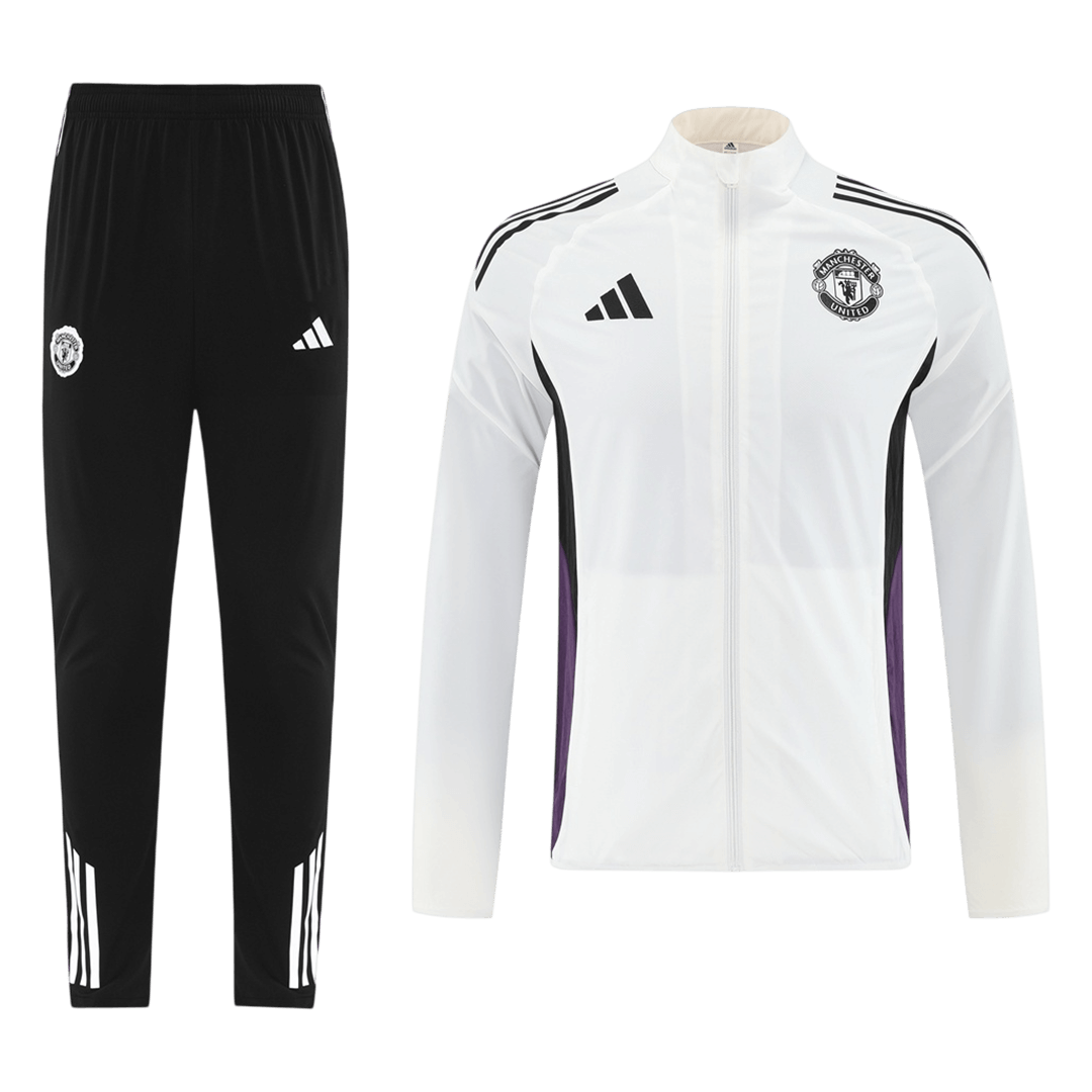 Manchester United Trainingsjacke Set 2025/26 Weiß