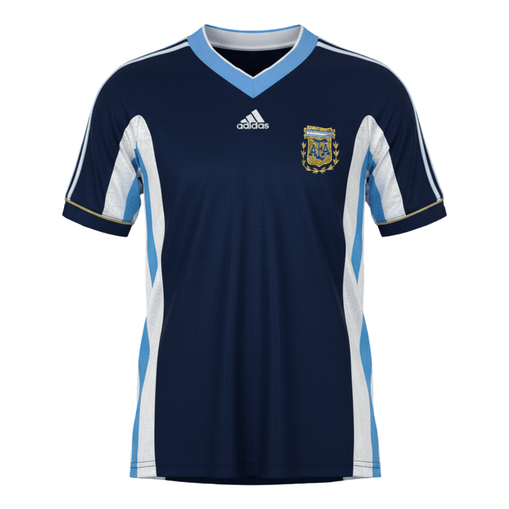 Argentinien Retro Auswärtstrikot 1998
