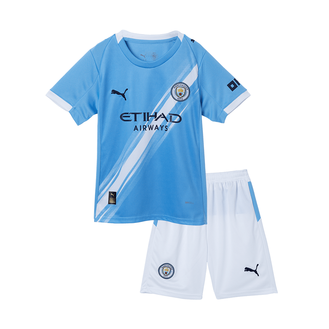 Manchester City Kinder Heimtrikot 2-teilig Set 2025/26
