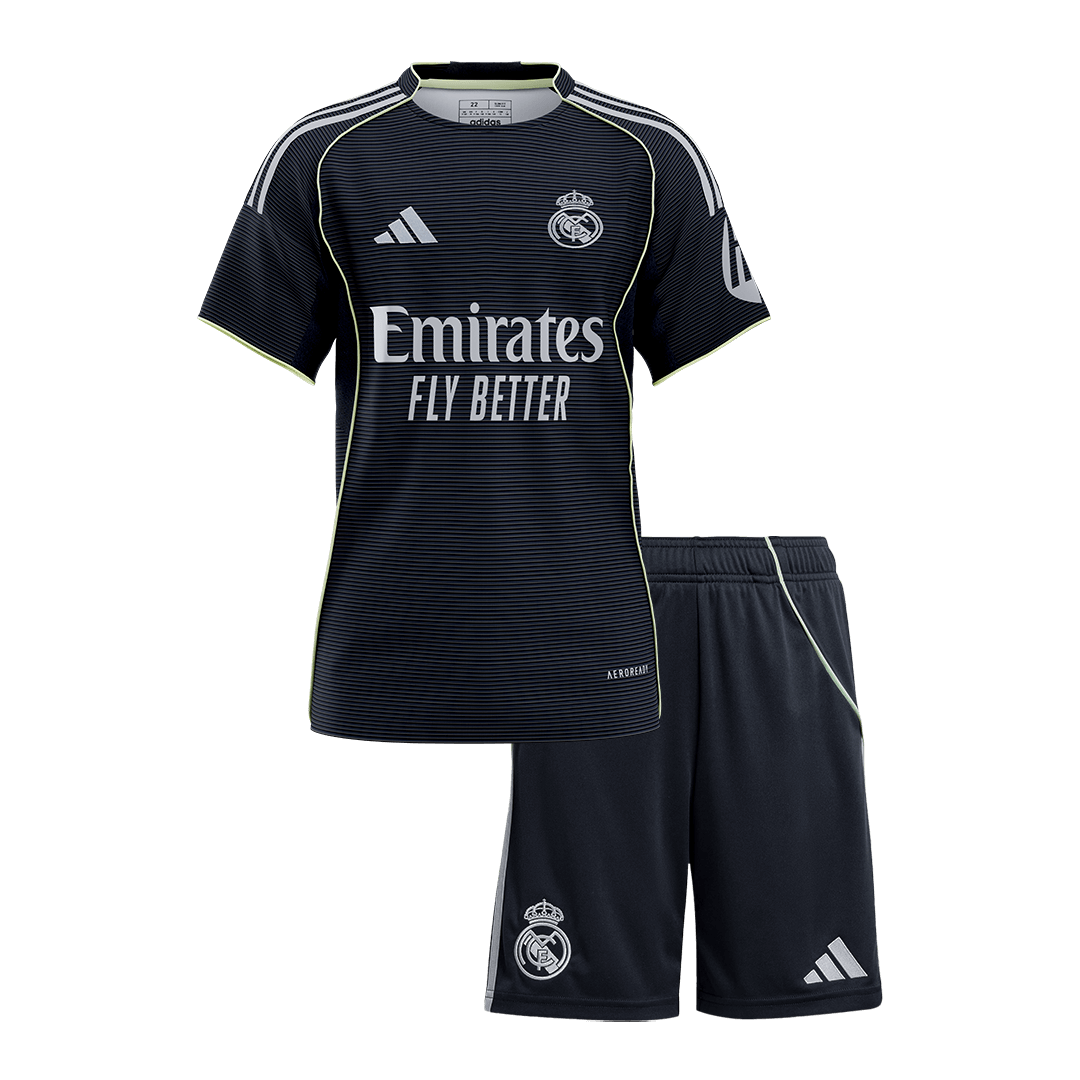 Real Madrid Kinder Auswärtstrikot 2-teilig Set 2025/26