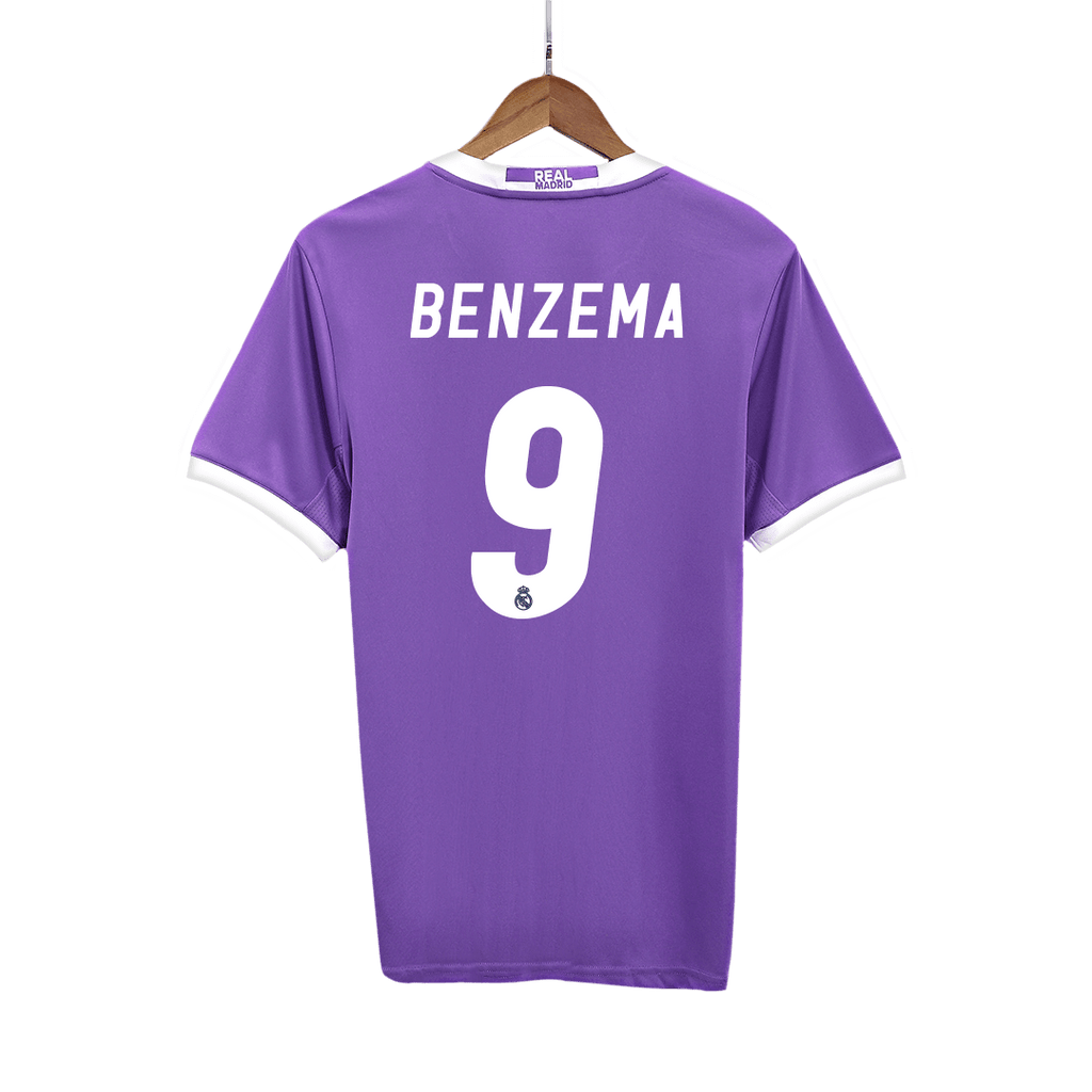 Real Madrid Retro Auswärtstrikot 2016/17 BENZEMA #9