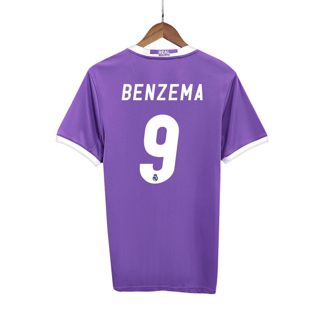 Real Madrid Retro Auswärtstrikot 2016/17 BENZEMA #9