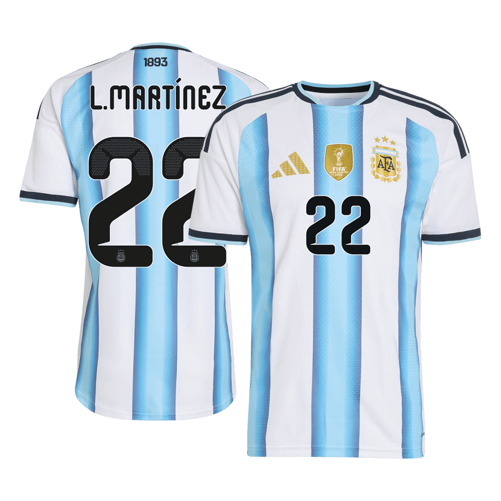 Argentinien Heimtrikot 2026 Spieler-Version L.MARTÍNEZ #22