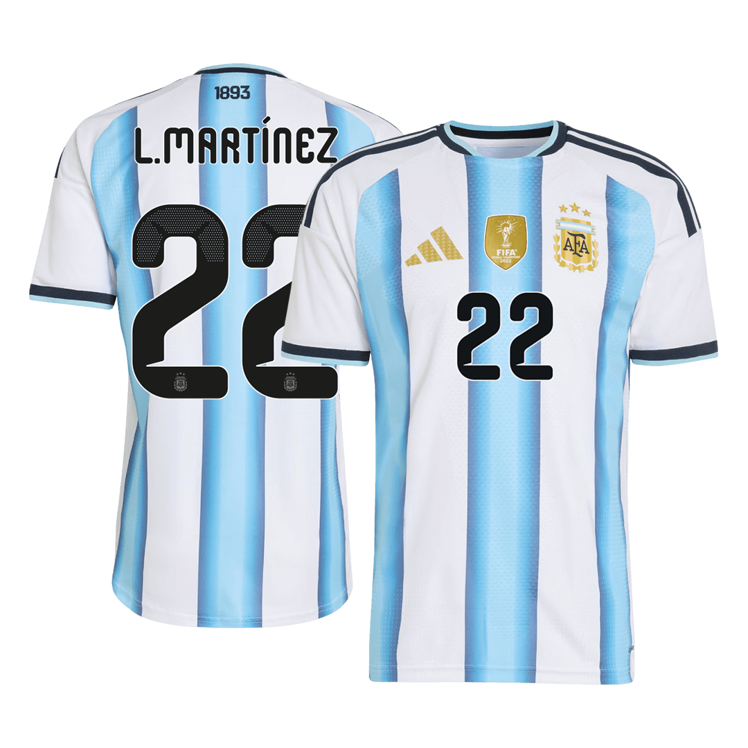 Argentinien Heimtrikot 2026 Spieler-Version L.MARTÍNEZ #22