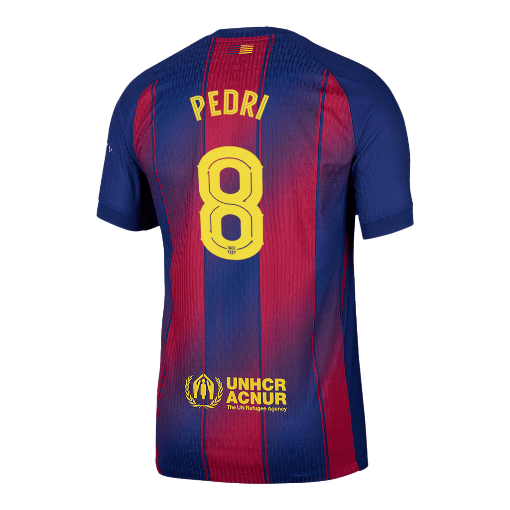 Barcelona Heimtrikot 2025/26 Spieler-Version PEDRI #8 UCL