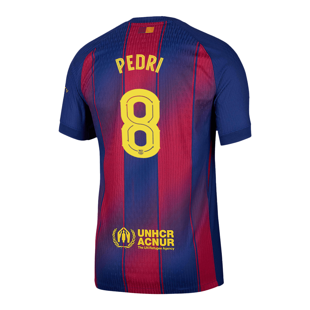 Barcelona Heimtrikot 2025/26 Spieler-Version PEDRI #8 UCL