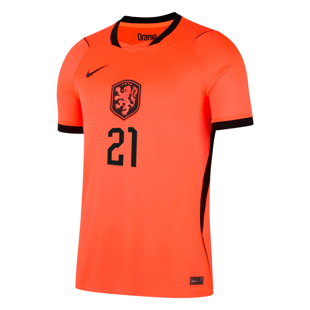 Netherlands Heimtrikot 2026 Fan-Version F.DE JONG #21