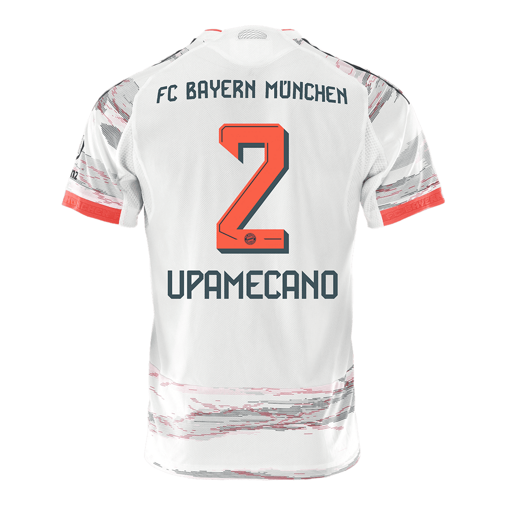 Bayern München Auswärtstrikot 2025/26 Spieler-Version UPAMECANO #2