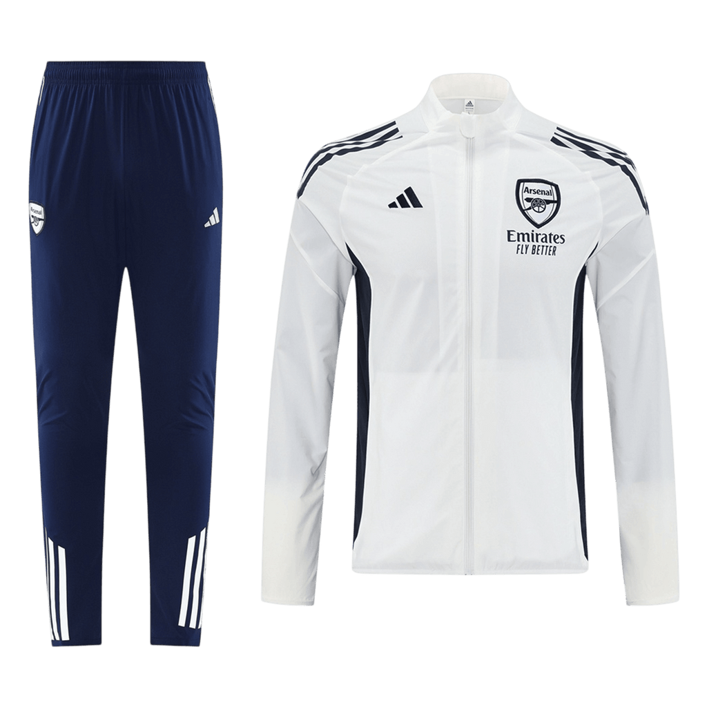 Arsenal Trainingsjacke Set 2025/26 Weiß