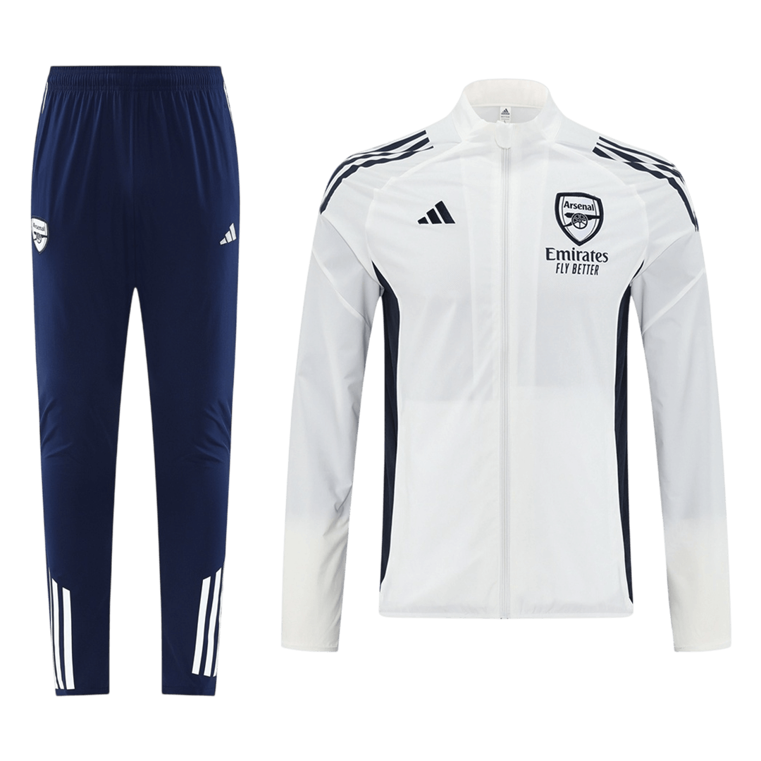Arsenal Trainingsjacke Set 2025/26 Weiß