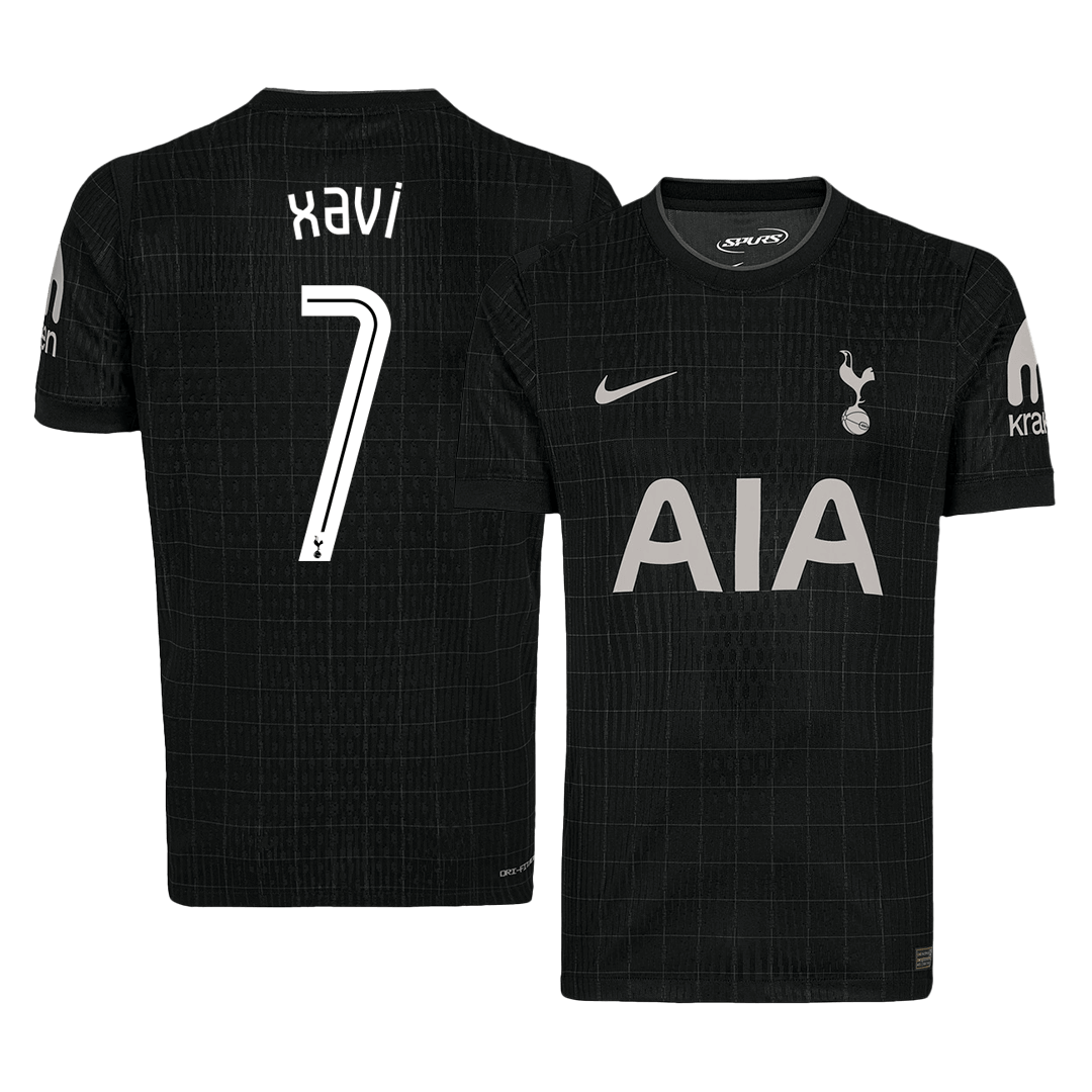 Tottenham Hotspur Auswärtstrikot 2025/26 Fan-Version XAVI #7 UCL